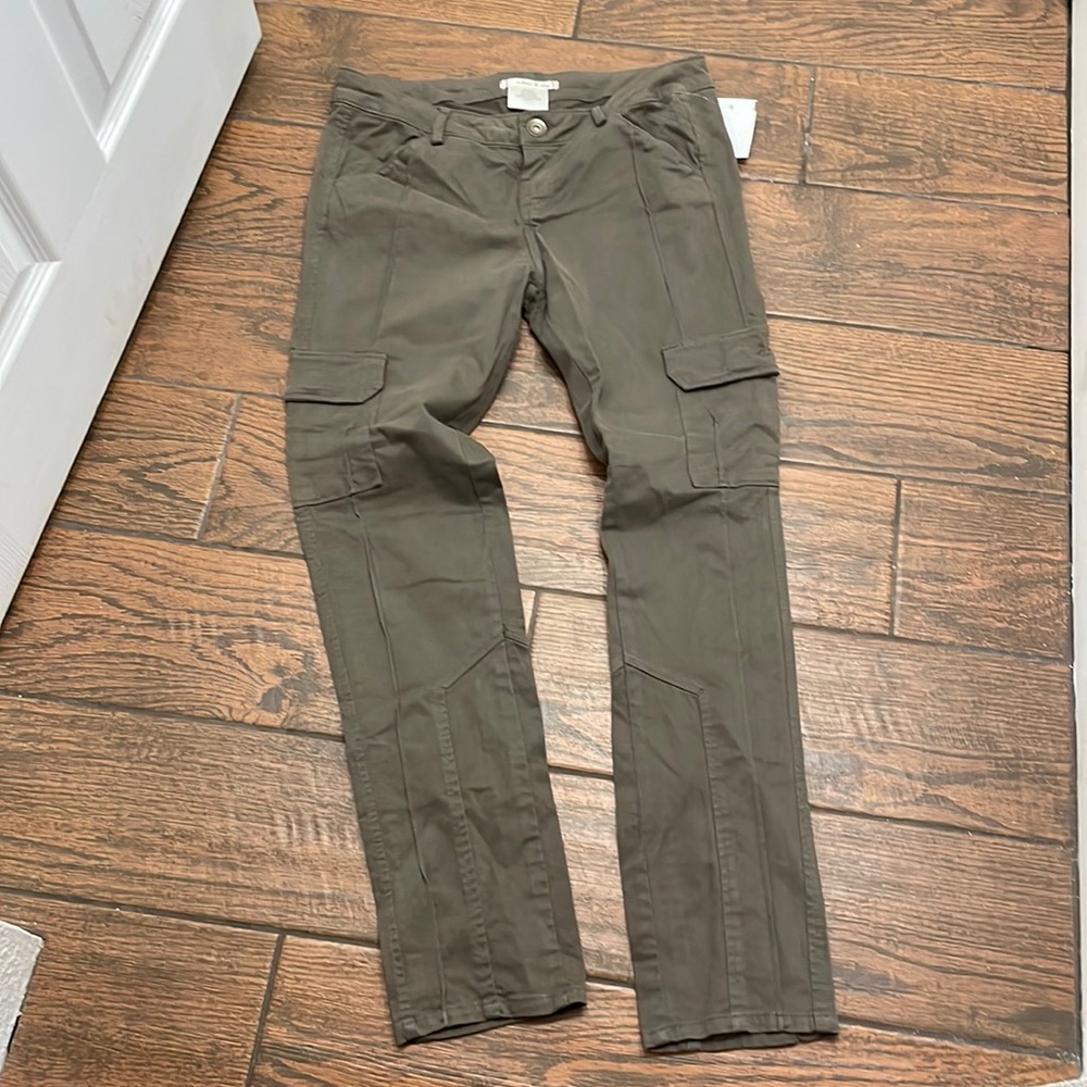 Willow & Clay olive/brown utility cargo pant